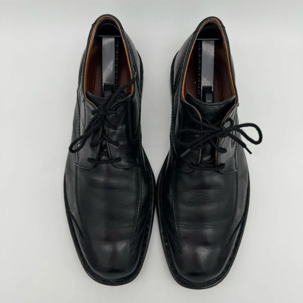 Josef Seibel Douglas Black Leather Oxford Size 45/11-11.5